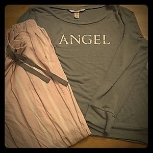 Victoria's Secret 3 Piece P.J. Set Size Large